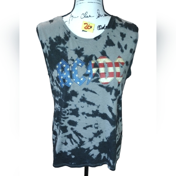 AC/DC | Tops | Acdc Sleeveless Tshirt | Poshmark